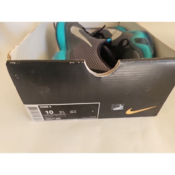 Nike Kobe X 10 Mens Liberty Radiant Emerald Sneakers Shoes Size 10 - Picture 12 of 12
